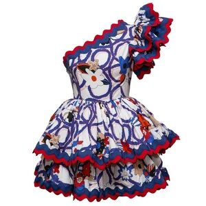 Celia B Barca Ruffle Mini Dress